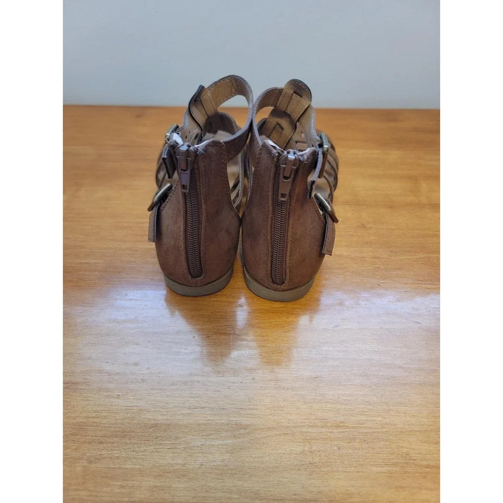 Pre-Loved Brash Leather Sandals Women 7.5 - Picture 2 of 6